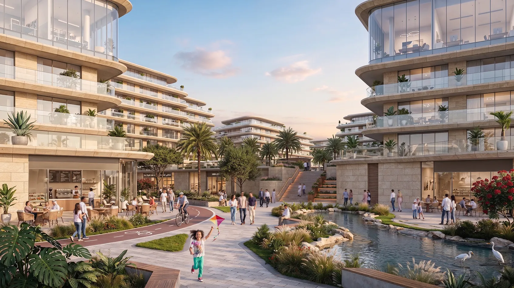 Located between Abu Dhabi and Dubai, the project is set to become an important destination serving both emirates.