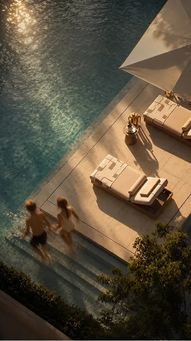 Relaxed resort ambience